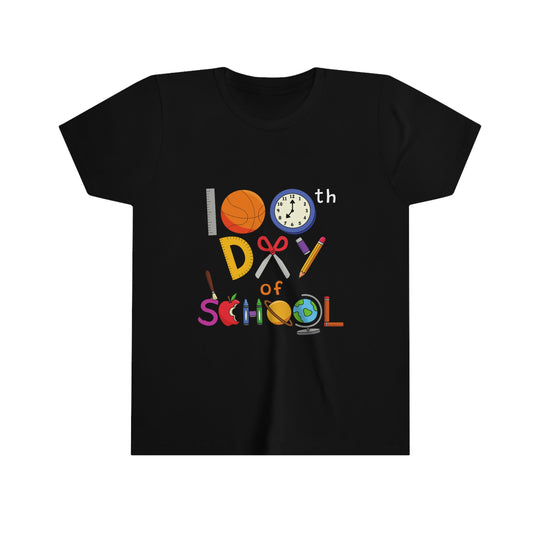 100th day of school t-shirt - Youth Short Sleeve Tee
