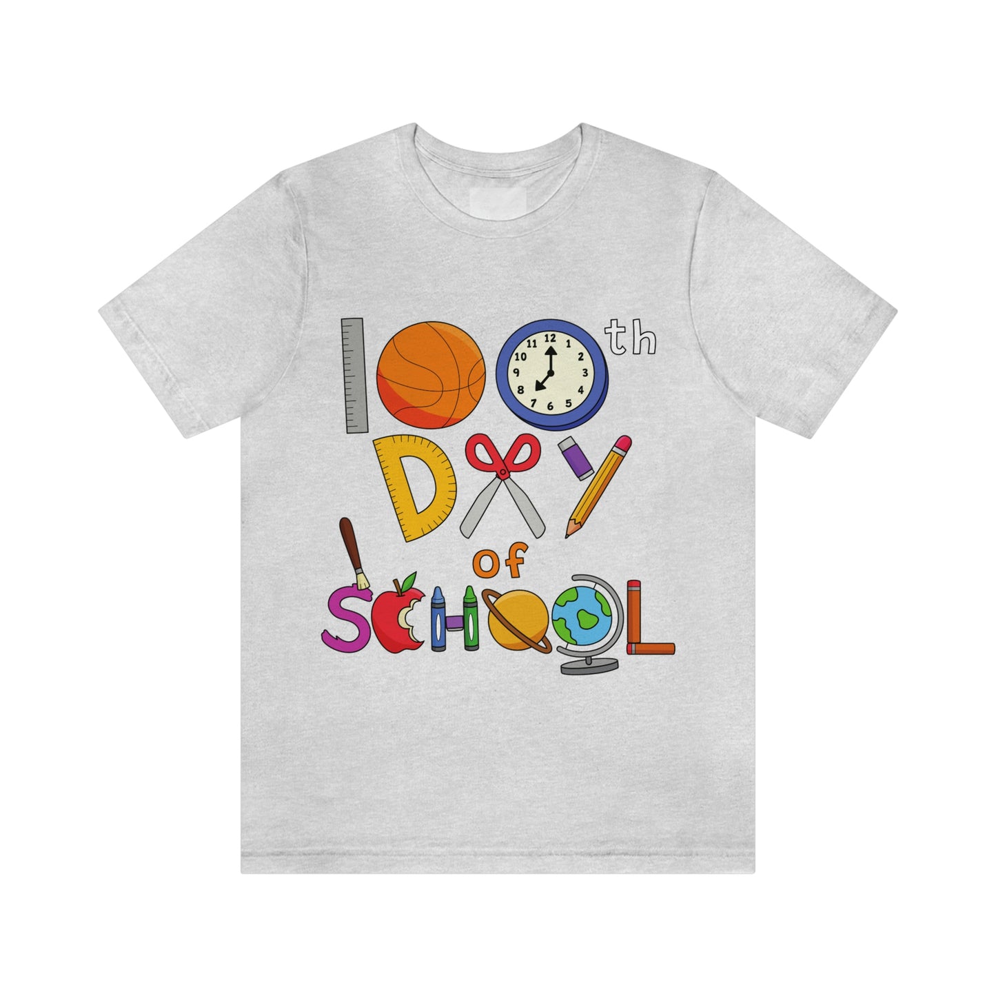 100th Day of School Teacher T- Shirt - Unisex Jersey Short Sleeve Tee