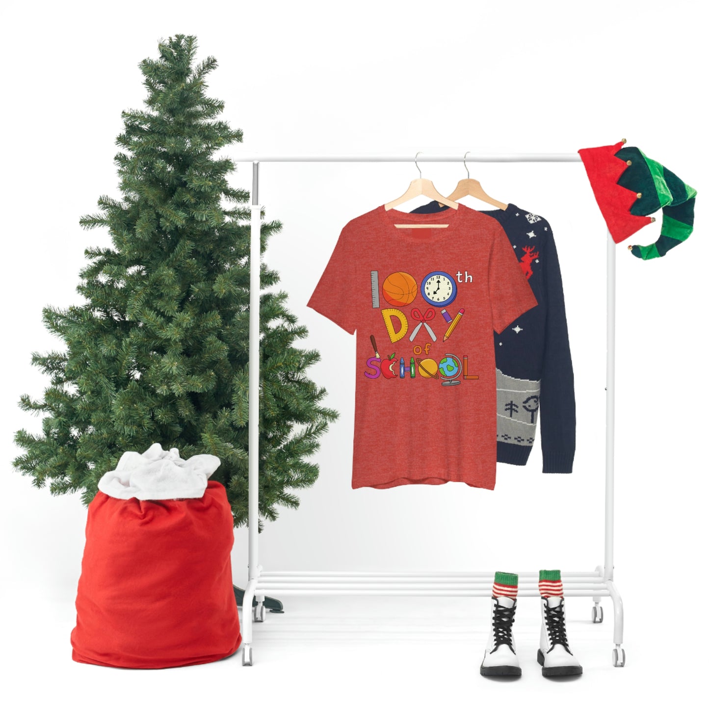 100th Day of School Teacher T- Shirt - Unisex Jersey Short Sleeve Tee